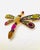 Gemstone Bochic “Orient” Vintage Sapphire, Opal & Ruby Brooch Set In 18K Gold & Silver For Sale - Image 7 of 11