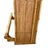Vintage Bamboo & Woven Rattan Freestanding Dry Bar With Shelving For Sale - Image 14 of 17