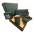 Circa 2000 Dransfield & Ross Faux Shagreen Leather Classic Desk Set in Forest Green- 6 Pieces For Sale
