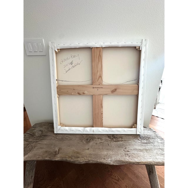 Cerulean "Grace Bay" Modern Painting, by Jennifer Hohlfelder For Sale - Image 8 of 8