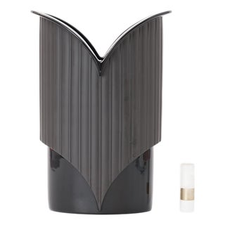Black Porcelain Vase by Jan Van Der Vaart for Rosenthal Studio Line, 1970s For Sale