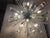 Transparent Murano Glass Ice Clear Sputnik Italian Chandelier For Sale - Image 8 of 12