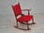 Mid-Century Modern Vintage Danish Rocking Chair in Oak, 1960s For Sale - Image 3 of 18