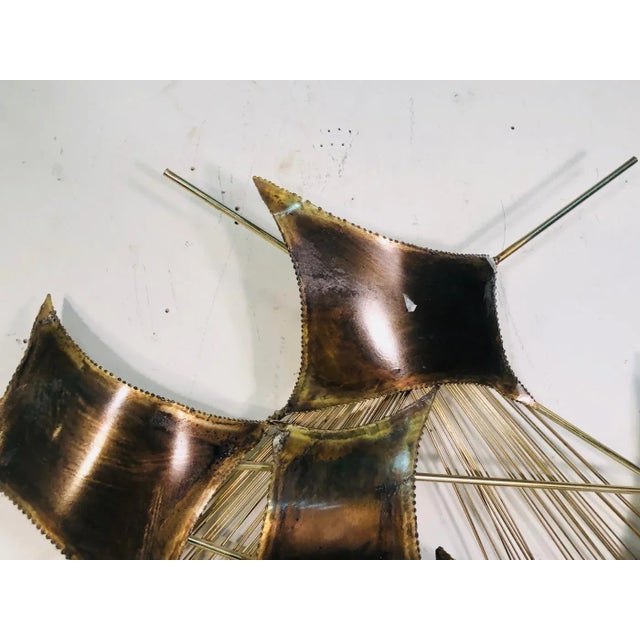 1990s 1990s Curtis Jeré Brass Wall Sculpture by Curtis Jere For Sale - Image 5 of 11