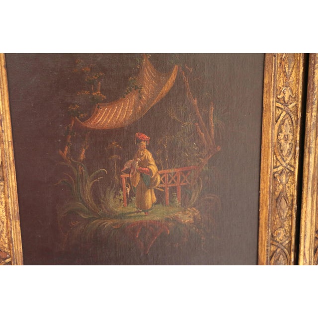 Early 20th-Century English Gilt and Painted Cabinet For Sale - Image 12 of 18