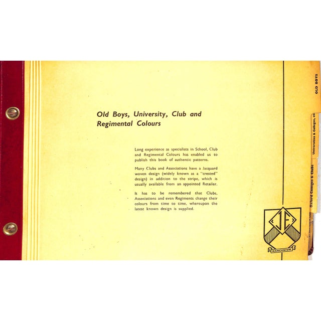 [51] pp./ 702 silk swatches in 2 screw binder James & Edwardes Ltd 1956 10 1/2" x 14 1/2" “Long experience as specialists...