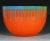 Orange Richard Anuszkiewicz Op Art Enamel Bowl, Made for the Hirshhorn Museum and Sculpture Garden American, 1976 For Sale - Image 8 of 8