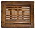 Mid-Century Burnt Tortoise Bamboo Folding Plant Stand or Accent Table For Sale In Las Vegas - Image 6 of 10