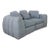 Modern to Postmodern Channeled Sectional Loveseat or Lounge Chairs Style of Jay Spectre For Sale