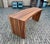 Wood Postmodern Waterfall Desk with Macassar Finish, 1980s For Sale - Image 7 of 13