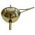 Brass Austrian Mid Century Brass Opaline Glass Chandelier For Sale - Image 8 of 11