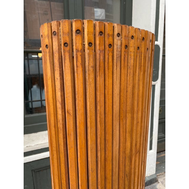 1930s Alvar Aalto Style Conveyor Belt Screen/Room Divider For Sale - Image 11 of 13