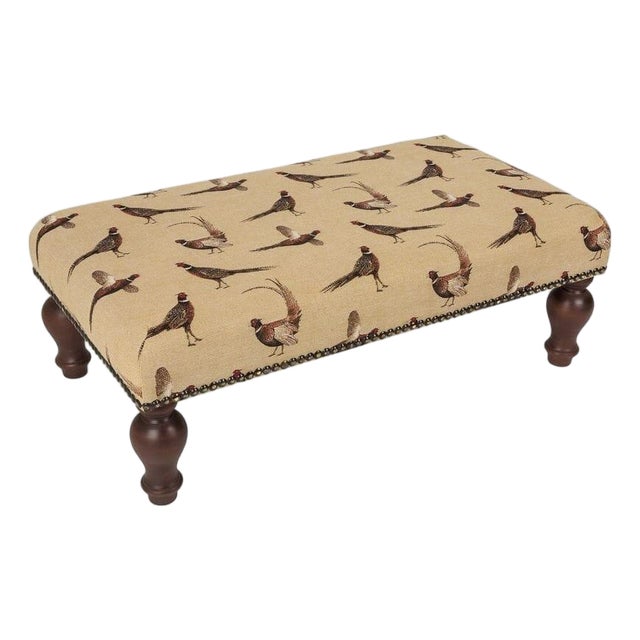 Country Pheasants Large Stool For Sale