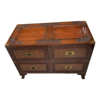 1960s Vintage Rose Wood of Chest For Sale