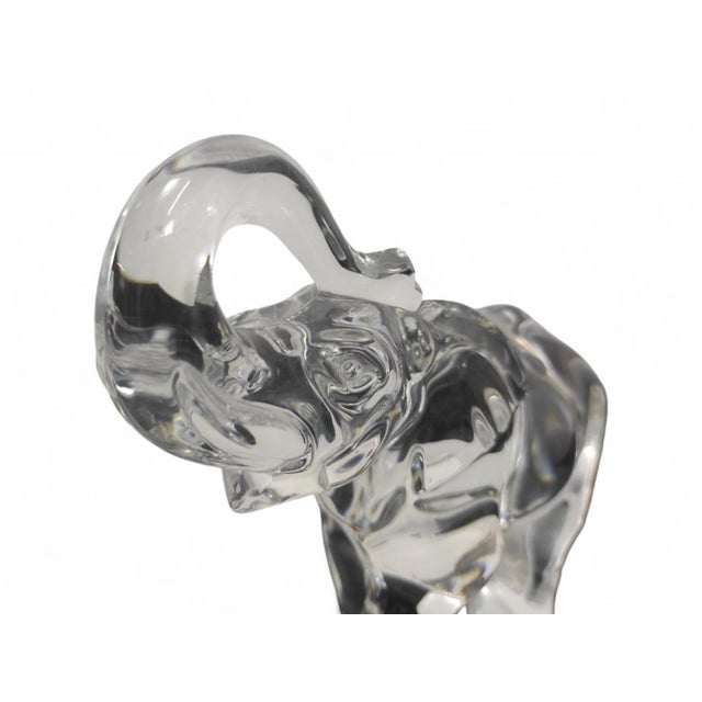 Crystal Elephant from Baccarat, 1980s For Sale - Image 8 of 12