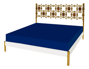 Art Design Bed Model No. 8604 by Osvaldo Borsani for Atelier Borsani Varedo, Italy, 1958