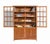Brown Mission Oak 4 Door Display China Cabinet - Michael's Cherry Stain For Sale - Image 8 of 10