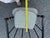 Wood Pair of Vintage Black Painted Barrel Back Tub Chairs For Sale - Image 7 of 18