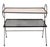 Metal Mid Century Wrought Iron Table Stand For Sale - Image 7 of 10