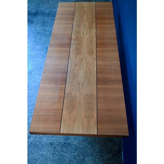 Scandinavian Height-Adjustable Coffee Table in Wood and Chrome, 1970s For Sale - Image 6 of 17
