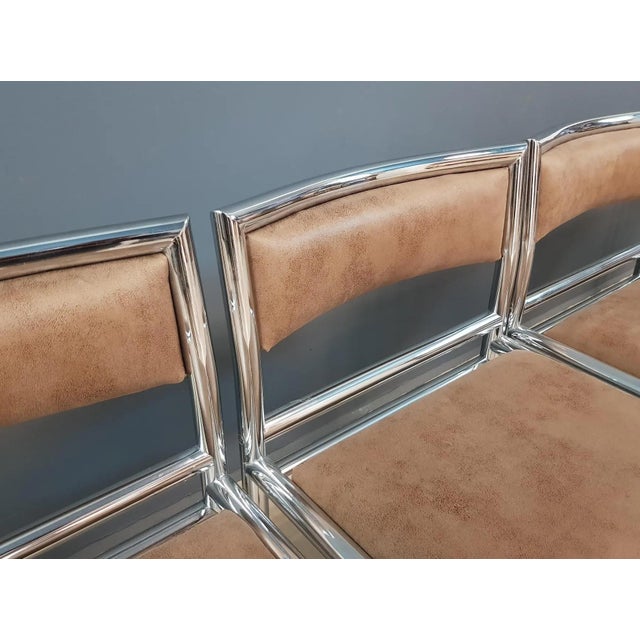 Set of Six Chrome Dining Chairs, 1970s For Sale - Image 13 of 13