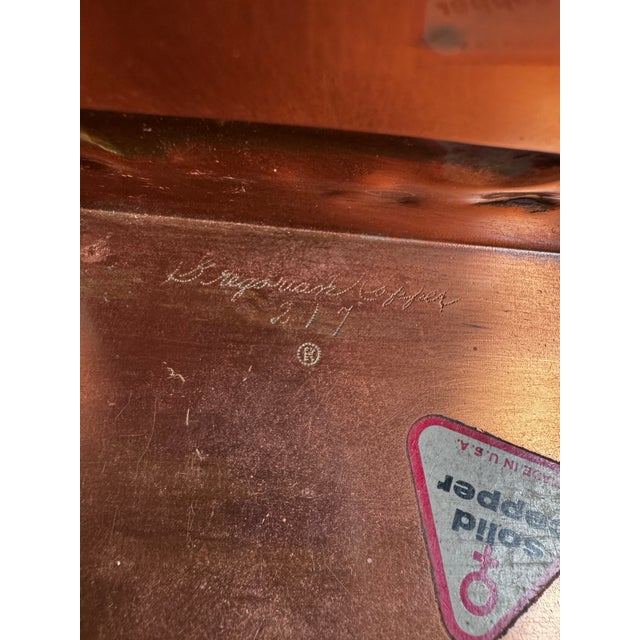 1970s 1970s Signed Gregorian Copper Sailboat Bookends American Made Nautical Decor Pair For Sale - Image 5 of 10