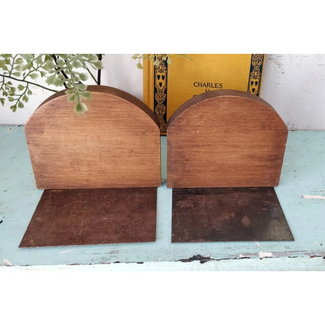 Arts & Crafts Copper Deer Arts and Crafts Bookends For Sale - Image 3 of 10