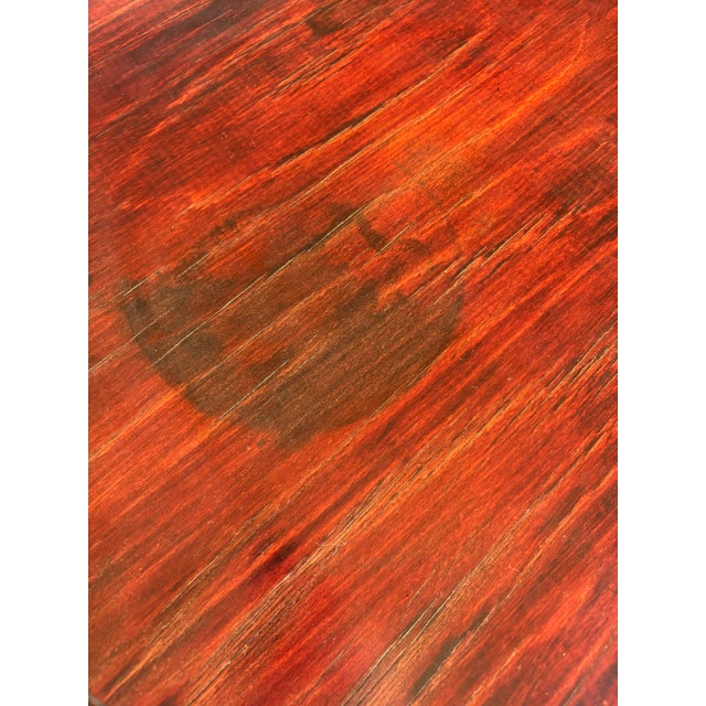 Mid 20th Century French Walnut Side Table in the Style of Charles Dudouyt For Sale - Image 9 of 12