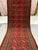 Extra-Long Red Turkmen-Style Geometric Wool Runner Rug, 2'7" X 19'3" For Sale - Image 4 of 12