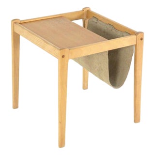 Oak Magazine Rack from BDRD Furbo For Sale