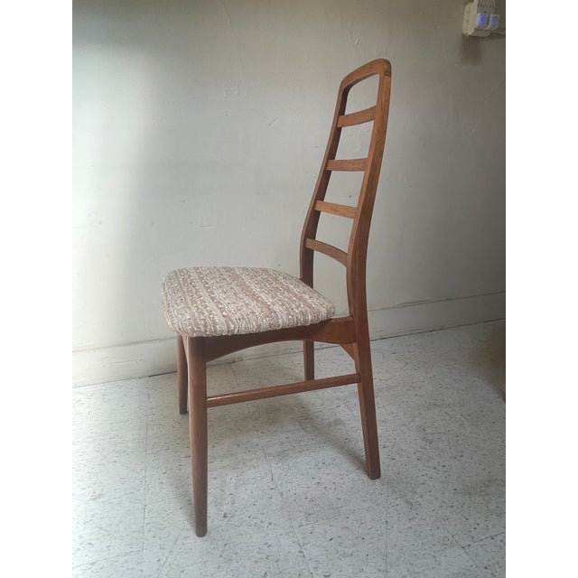 Wood 1960s Set of 4 Teak Armless Dining Chairs, Attributed to Art Furn Denmark For Sale - Image 7 of 8