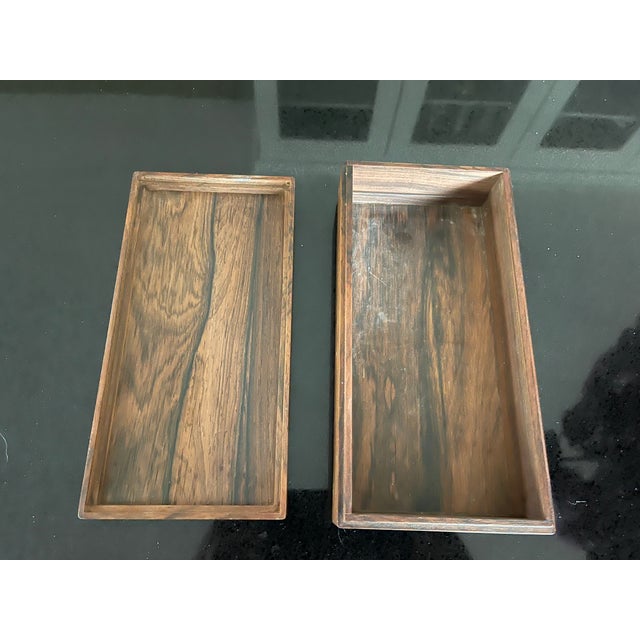 1960s 1960s Bodil Eje Danish Rosewood Jewelry Box/Humidor by Alfred Klitgaard For Sale - Image 5 of 5