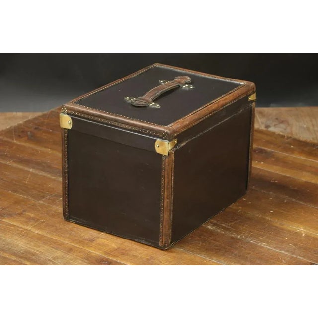 1920s Traraz Brand Hat Trunk For Sale - Image 5 of 8