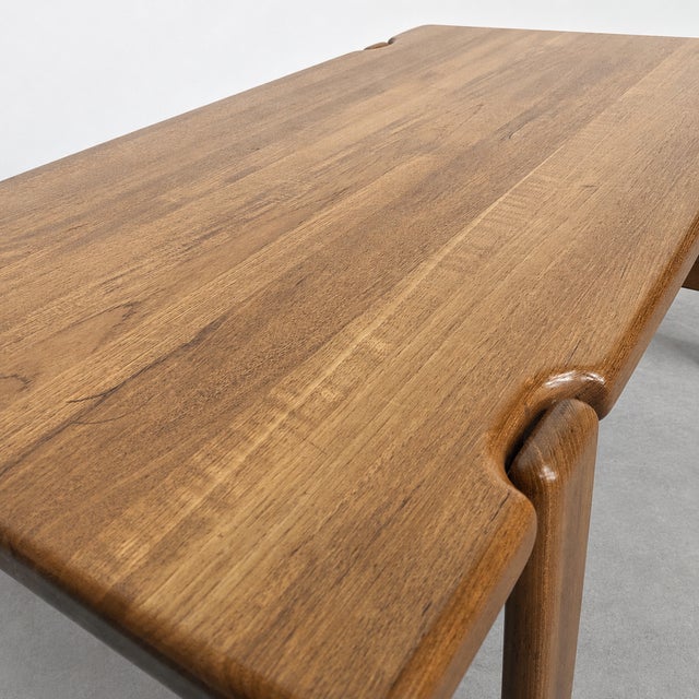 Tan Vintage Danish Teak Coffee Table, 1970s For Sale - Image 8 of 9
