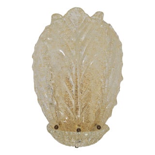 Murano Glass Wall Lamp with Graniglia Details, Italy, 1980s For Sale