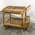 Vintage Italian Rattan Bar Cart with Bottle Holder, 1970s For Sale - Image 8 of 13