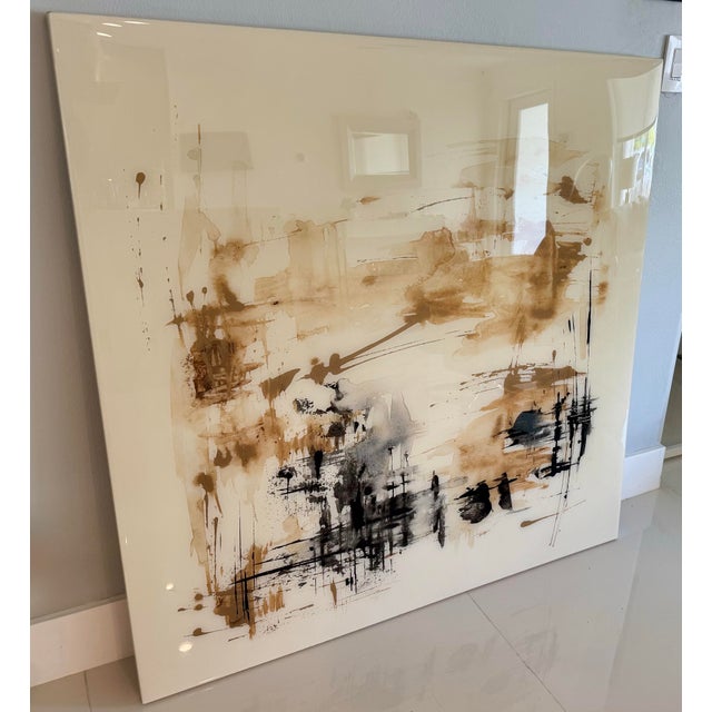 Gloss Print “Color Turmoil IV " by Sara Brown For Sale - Image 4 of 7