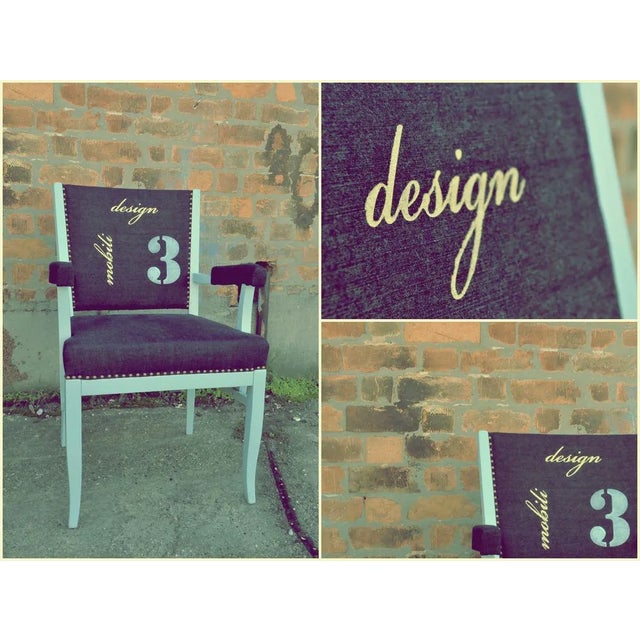 Art Deco Bridge Armchair, 1930s For Sale - Image 3 of 5