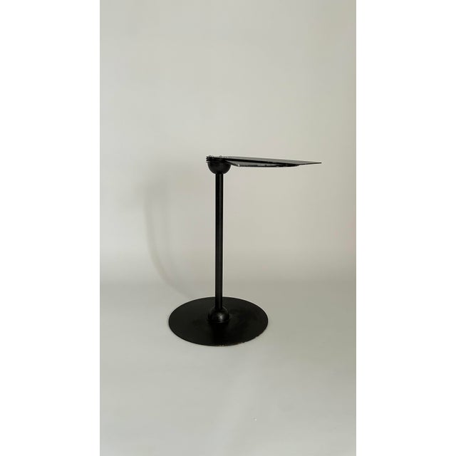 1980s Fan-Shaped Table by Pierre Chareau for Ecart, 1980 For Sale - Image 5 of 13