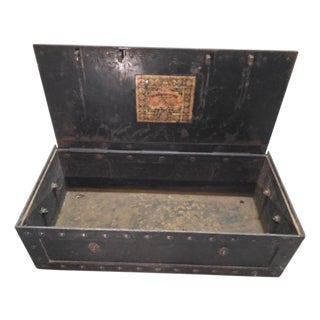 German Carriage Safe in Wrought Iron, 1890 For Sale
