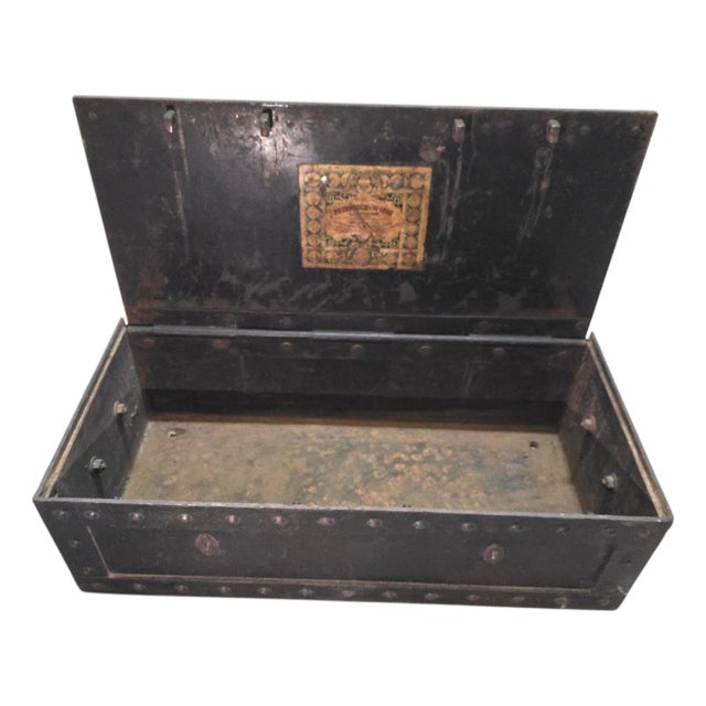 German Carriage Safe in Wrought Iron, 1890 For Sale