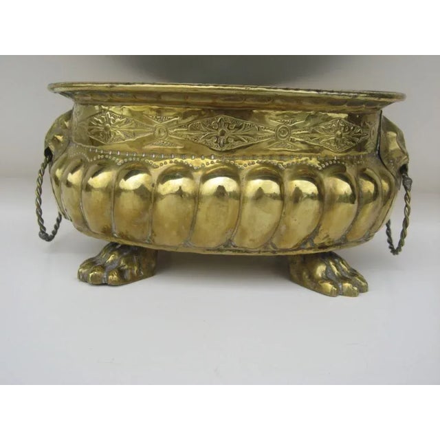 Late 18th Century Dutch Brass Wine Cooler For Sale - Image 5 of 8