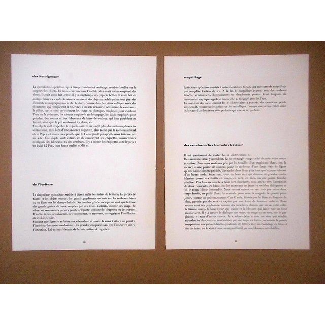 1970s Vintage Mid 20th C. Quadrichrome Photographic Prints-Derriere Le Miroir-Miro-Tapestries-A Pair For Sale - Image 5 of 7