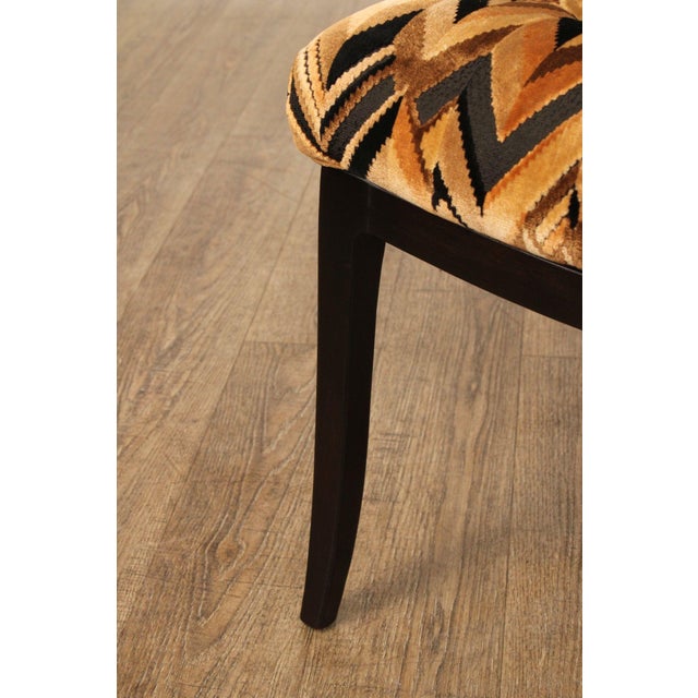 Custom Craft Set Of Six Upholstered Dining Chairs For Sale - Image 12 of 18