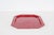 Mid-Century Italian Red Acrylic Serving Tray, 1980s For Sale - Image 9 of 14