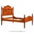 Mid 19th Century Antique Chippendale Style | Solid Cherry | Three-Quarter (3/4) Bed | Circa Mid-1800s For Sale - Image 5 of 6
