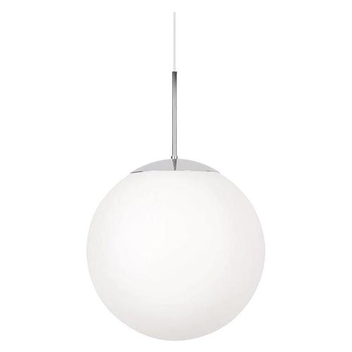 Not Yet Made - Made To Order Scandinavian Glob Ceiling Lamp in Chrome Finish and Opal Glass from Konsthantverk For Sale - Image 5 of 5