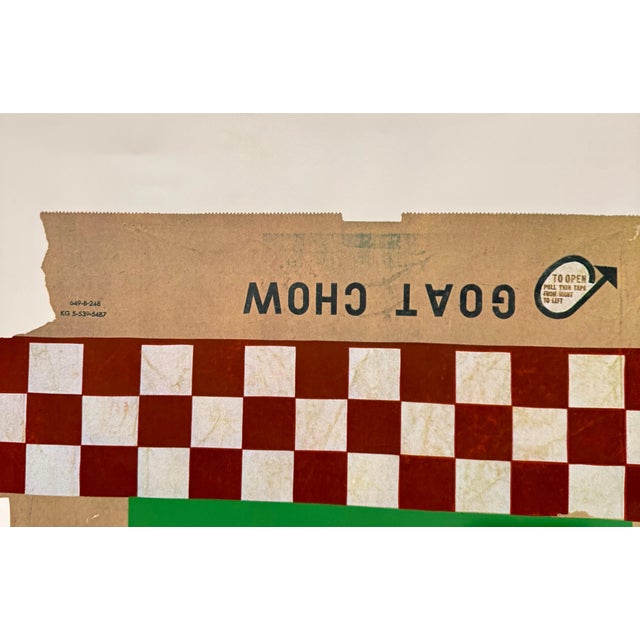 Asparagus 1970s Robert Rauschenberg, Large Pop Art Screenprint Collage Photo Lithograph Goat Chow Robert Rauschenberg For Sale - Image 8 of 17