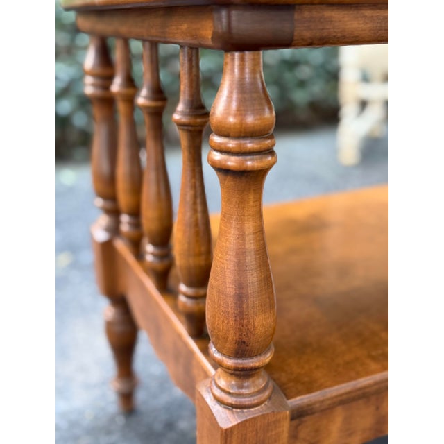 Vintage Ethan Allen Early American Tiered End Tables For Sale In New York - Image 6 of 7