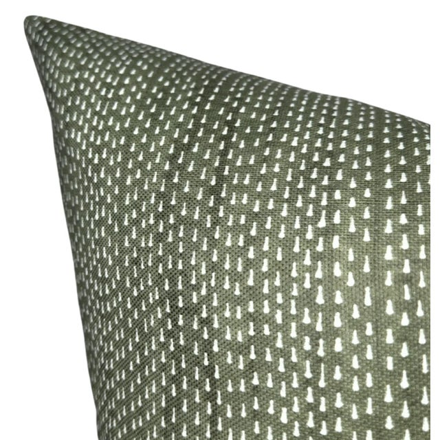 Kantha Willow Pillow Cover ⭐️ Ships Within 2 Days On the Front: Kantha Printed Fabric On the Back: Ivory Linen Fabric 100%...